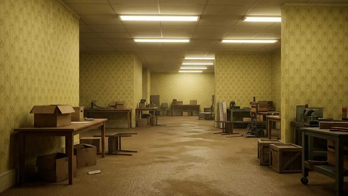 Backrooms Workshop Map Guide — Workshop map scene