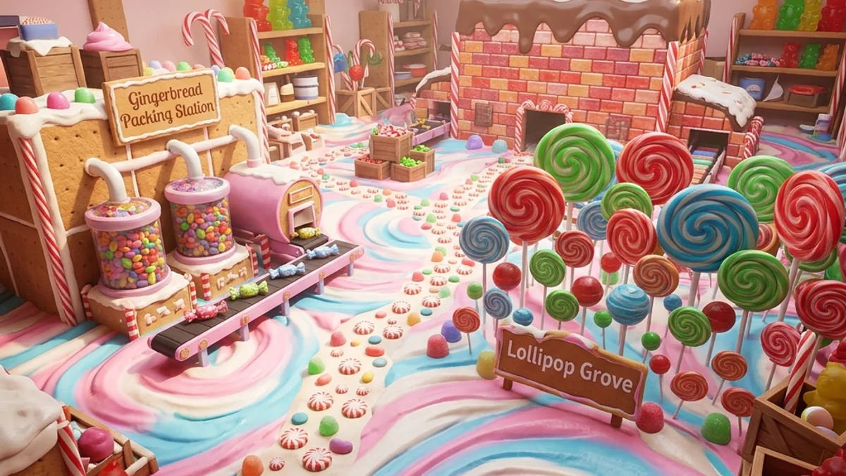 Candy Land Custom Workshop Map Guide — Workshop map scene