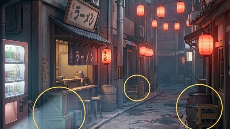 Japanese Street Workshop Map Guide — recommended hider spots