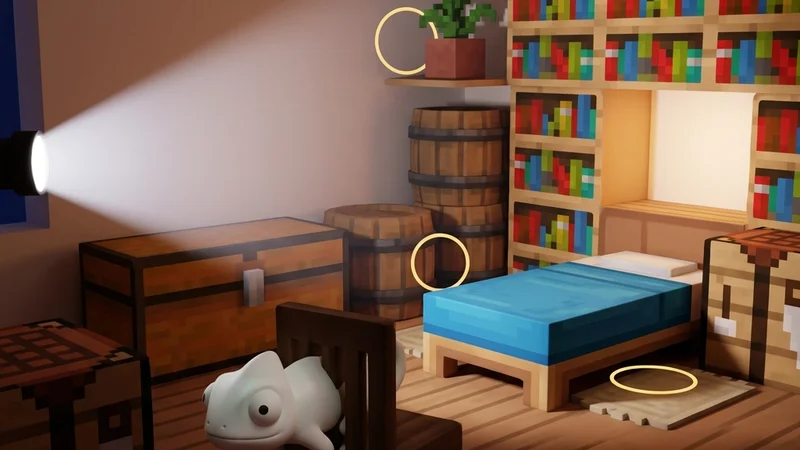 Minecraft Bedroom Workshop Map Guide — recommended hider spots