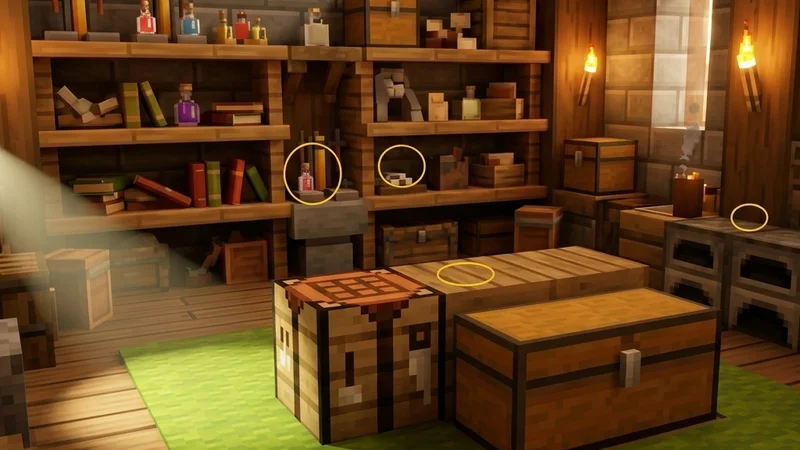 Minecraft Lobby Workshop Map Guide — recommended hider spots