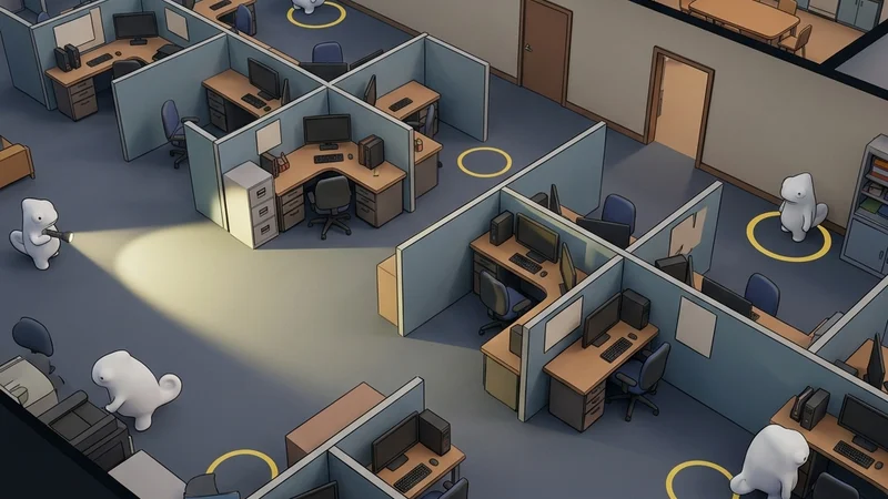Office Chaos Workshop Map Guide — recommended hider spots