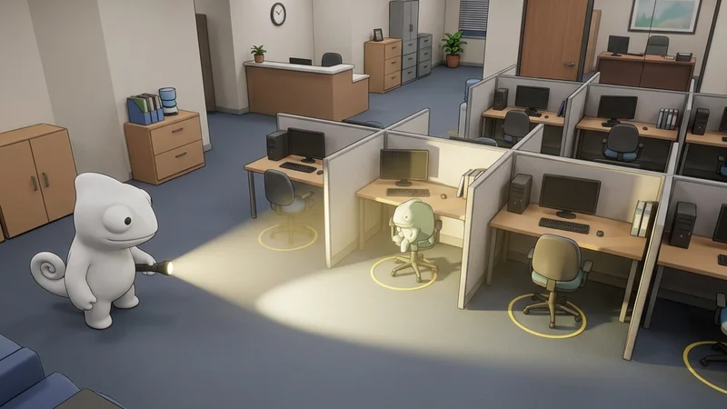 Office Space Workshop Map Guide — recommended hider spots